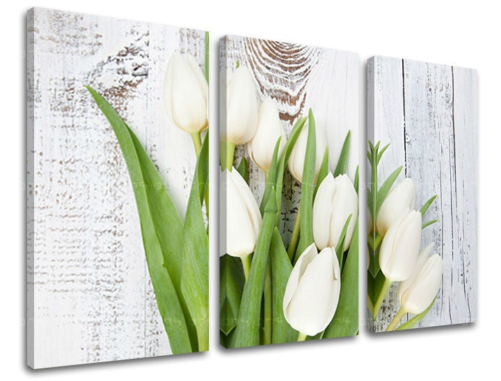 Pittura murale in 3 parti FIORI