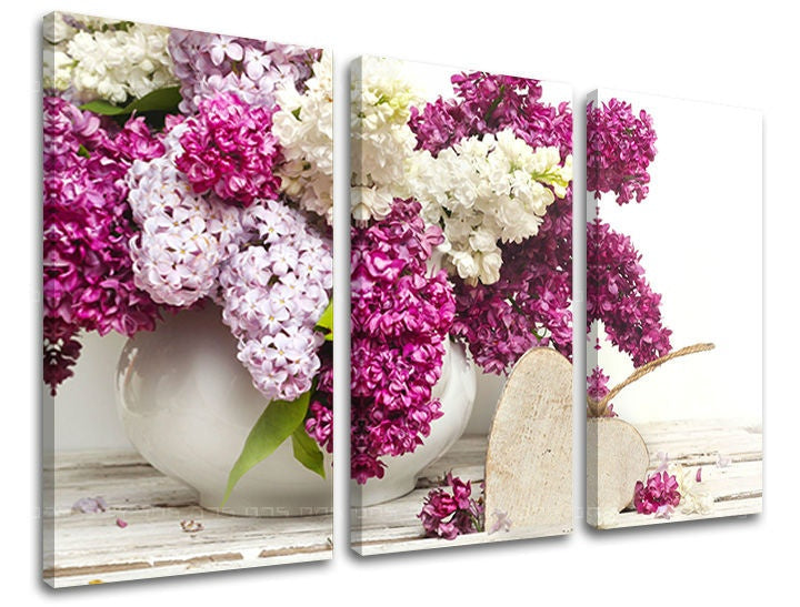 Pittura murale in 3 parti FIORI