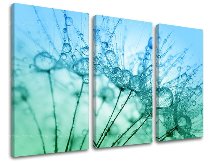 Pittura murale in 3 parti FIORI