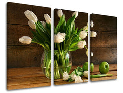 Pittura murale in 3 parti FIORI