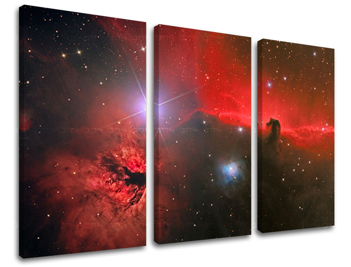 Pittura murale in 3 parti UNIVERSE