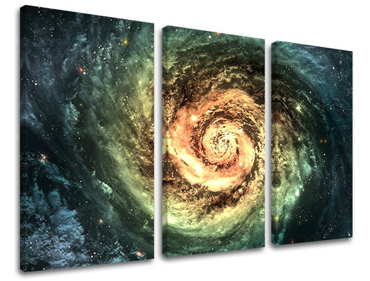 Pittura murale in 3 parti UNIVERSE
