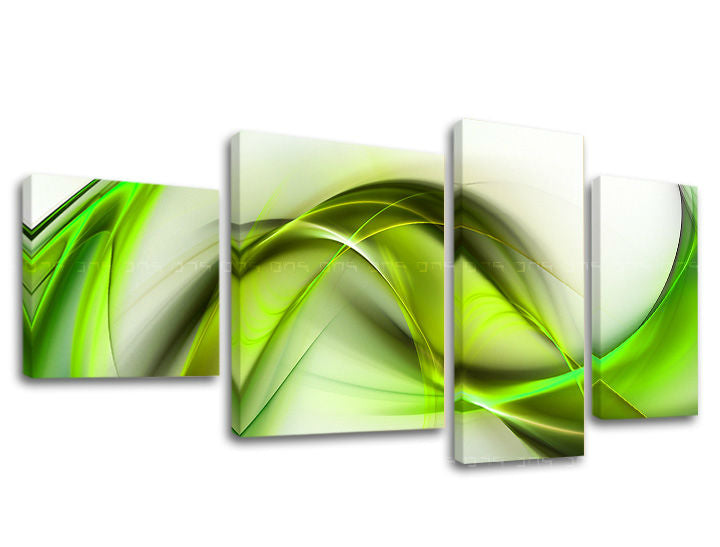 Pittura murale in 4 parti ABSTRAKT