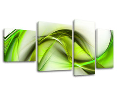 Pittura murale in 4 parti ABSTRAKT