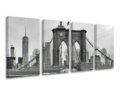 Pittura murale in 4 parti CITY / NEW YORK