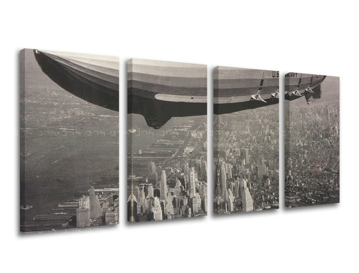 Pittura murale in 4 parti CITY / NEW YORK