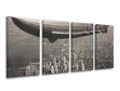Pittura murale in 4 parti CITY / NEW YORK