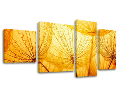 Pittura murale in 4 parti FIORI
