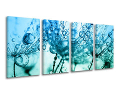 Pittura murale in 4 parti FIORI - immagine 2