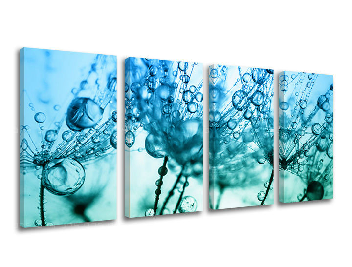 Pittura murale in 4 parti FIORI