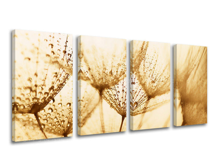Pittura murale in 4 parti FIORI