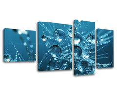 Pittura murale in 4 parti FIORI
