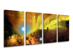 Pittura murale in 4 parti UNIVERSE