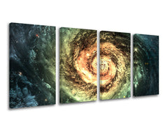 Pittura murale in 4 parti UNIVERSE