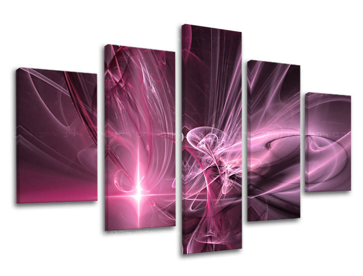 Pittura murale in 5 parti ABSTRAKT