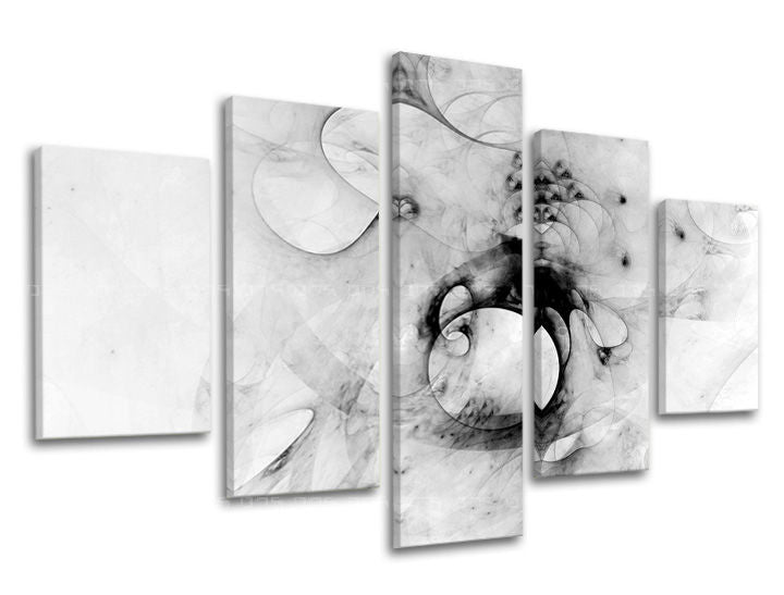 Pittura murale in 5 parti ABSTRAKT