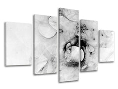 Pittura murale in 5 parti ABSTRAKT