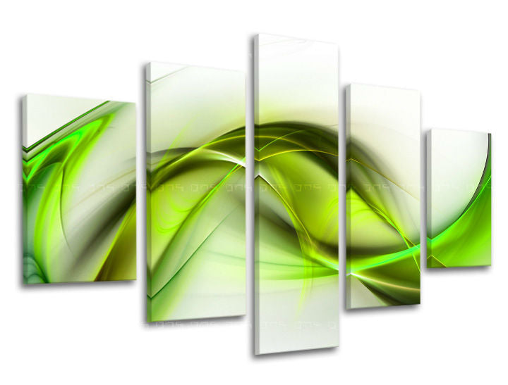 Pittura murale in 5 parti ABSTRAKT