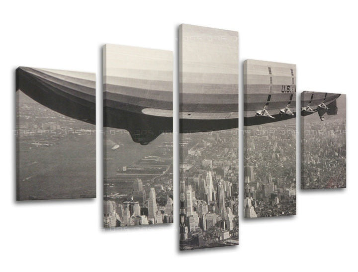 Pittura murale in 5 parti CITY / NEW YORK
