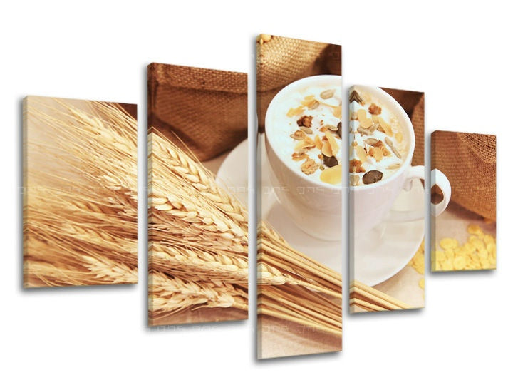 Pittura murale in 5 parti CUCINA