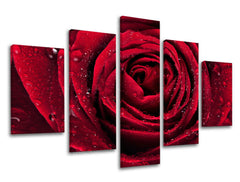 Pittura murale in 5 parti FIORI