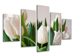 Pittura murale in 5 parti FIORI