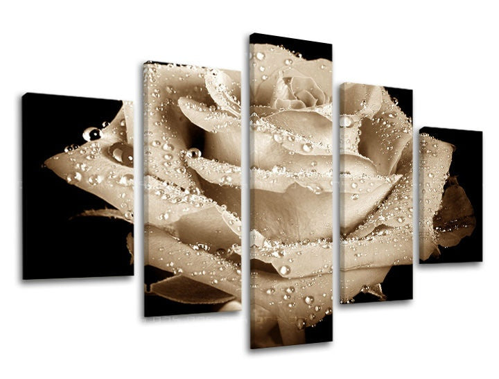 Pittura murale in 5 parti FIORI