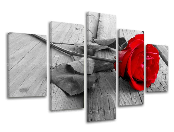 Pittura murale in 5 parti FIORI