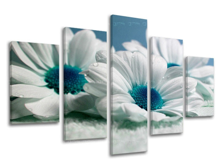 Pittura murale in 5 parti FIORI