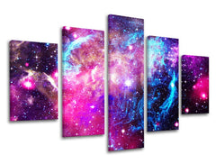 Pittura murale in 5 parti UNIVERSE