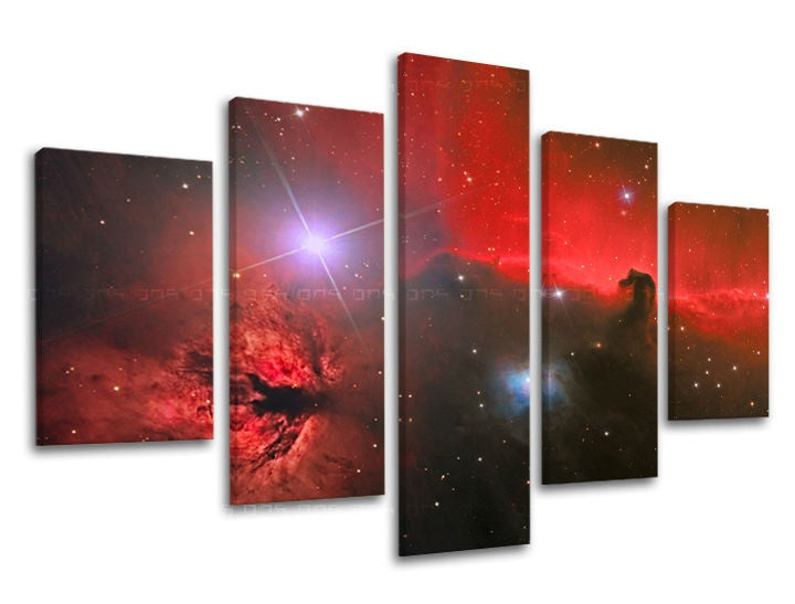 Pittura murale in 5 parti UNIVERSE