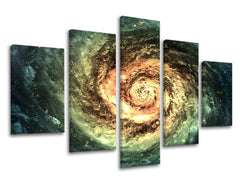 Pittura murale in 5 parti UNIVERSE
