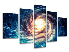 Pittura murale in 5 parti UNIVERSE