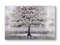 Quadro dipinto a mano per parete ALBERO 90x60 cm – prospettiva 3D su telaio in legno | 100 % originale | acrilico su tela ARTMIE | Papilora.sk