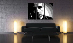 Pittura POP Art di Marlon Brando dipinta a mano 3 parti mb