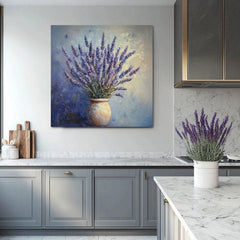 Pittura Sogno di lavanda | Camera provenzale | rifinito a mano dall'artista - immagine 3