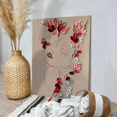 Pittura strutturata su tela Morning Temptation - immagine 3