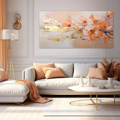 Pittura strutturata Tocco d'oro della natura - PREMIUM ART