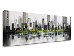 Pittura su tela CITY - immagine 2