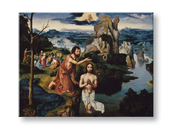 Pittura su tela Joachim Patinir - Battesimo di Gesù Cristo - immagine 3