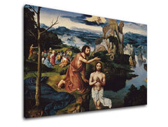 Pittura su tela Joachim Patinir - Battesimo di Gesù Cristo - immagine 2