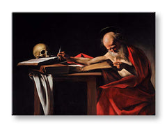 Pittura su tela Michelangelo Caravaggio - San Girolamo - immagine 4