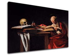 Pittura su tela Michelangelo Caravaggio - San Girolamo - immagine 3