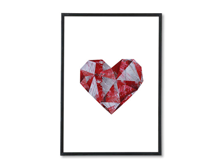 Poster da parete Love under Construction / Dan Johannson | varie dimensioni 