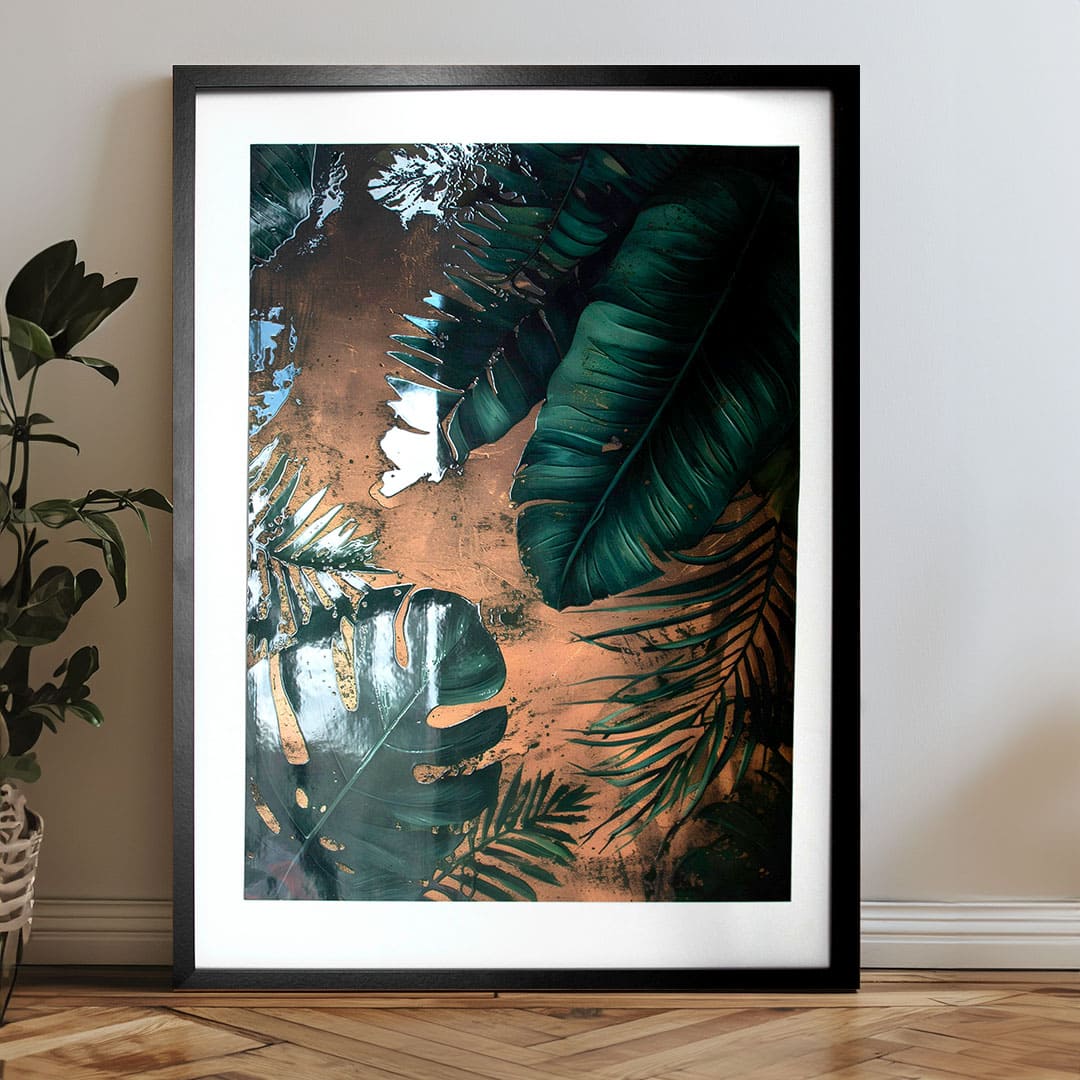 Poster da parete con effetto EXTRA - Midnight Jungle