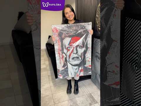 Audrey Hepburn dipinto su tela - Icona elegante 60x60 cm