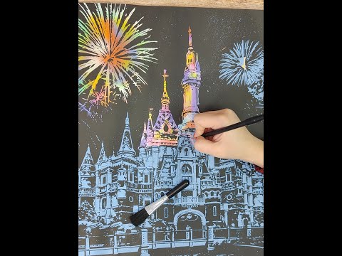 Immagine magica per graffiare  - Paris - 75x52 cm