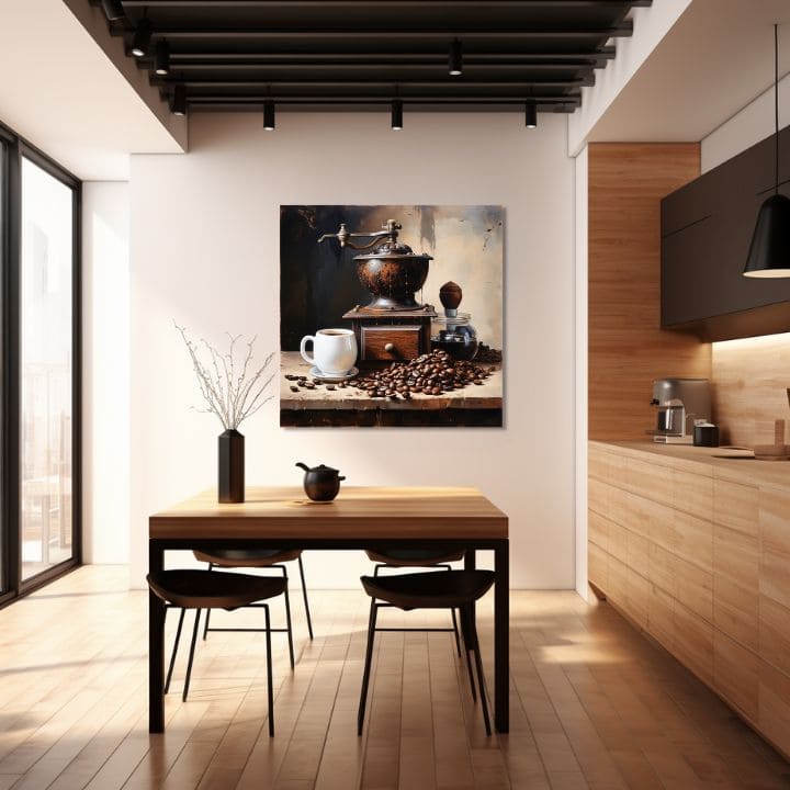 Quadri da caffè per la cucina Delizia artistica