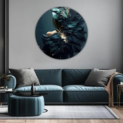Quadri rotondi con acrilico Angel Calling - immagine 3