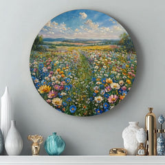 Quadri rotondi con acrilico Il profumo dei fiori - immagine 3